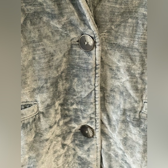 Free People We The Free Crushed Velvet Duster Women’s Size M Long Coat - Picture 4 of 9